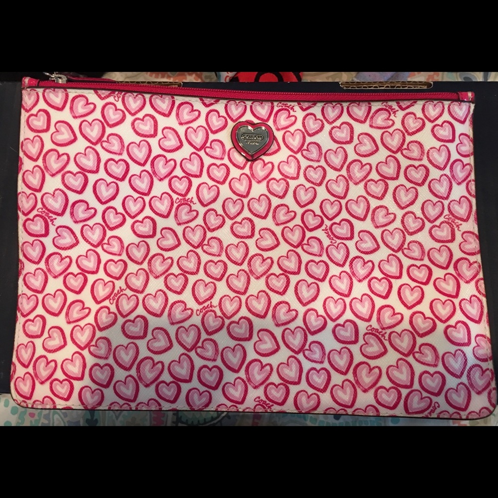 Coach makeup bag